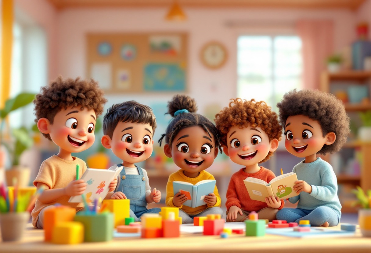 Ages 7–9: books, word tiles, and confidence‑building puzzles